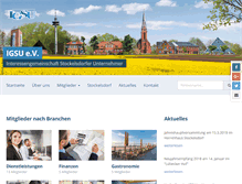 Tablet Screenshot of igsu-stockelsdorf.de
